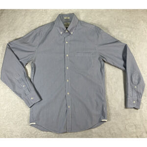 J.Crew Mens SZ Small Slim Costal Natutical Button Down Shirt 100% Cotton Preppy